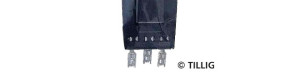 Plochá zástrčka pro přestavník 08330, 15 kusů v sáčku, Tillig 07941
