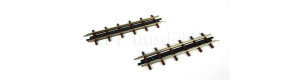 Přímá kolej, 66,6 mm, 2 kusy, kolejivo H0f, Busch 12303