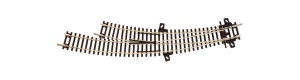 Pravá oblouková výhybka BWR, poloměr 321 mm, 30 stupňů, TT, Roco 4080461