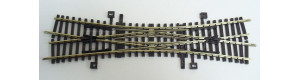 Křižovatková výhybka (DKW I), 15 stupňů, TT, Tillig 83300