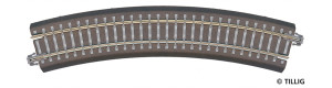 Oblouková kolej s podložím BR 11, R 310 mm/30 st., TT, Tillig 83709