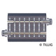 Přímá kolej s podložím BG 3, 43 mm, TT, Tillig 83705