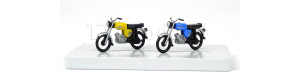 Motocykl Simson S50, 2 kusy, žlutý a modrý, TT, Kres 11150