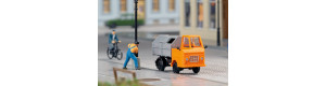 Stavebnice nákladního automobilu Multicar M22 s kontejnerem na odpad, TT, Auhagen 43671