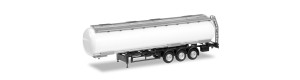 Stavebnice cisternového návěsu, bílý, 2 kusy, TT, Herpa 084437
