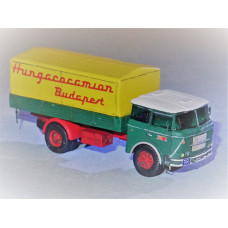 Stavebnice - Škoda 706 RTC valník s plachtou, detailní kabina, Hungarocamion, TT, Štěpnička 124d