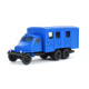 Nákladní auto Praga V3S skříňová, barva modrá, hotový model, TT, Pavlas H05b
