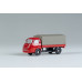 Nákladní automobil Goliath Express 1100, valník s plachtou, světle červený, H0, Auhagen 66022