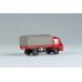 Nákladní automobil Goliath Express 1100, valník s plachtou, světle červený, H0, Auhagen 66022