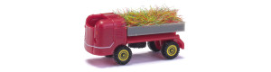 Nákladní vůz Multicar M21, s nákladem sena, červený, TT, Busch 211013304