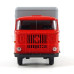 IFA W50L s normální skříní, červená, TT, Haedl 121052-11