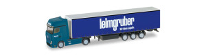 Tahač Mercedes-Benz Actros, kamion s návěsem "Leimgruber", N, Herpa 066785