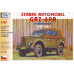 Stavebnice vojenského automobilu GAZ 69A, H0, SDV 87139