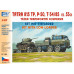 Stavebnice Tatra 815 6×6 TP, P-50, T-34/85 vz. 53cs, H0, SDV 87183