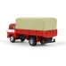 Nákladní auto Avia A 31 valník s plachtou, hasiči, hotový model, TT, Pavlas H01b