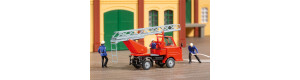 Stavebnice hasičského vozu Multicar M22 s žebříkem, H0, Auhagen 41655