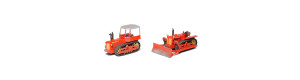 Stavebnice traktoru Zetor Super P, zimní set, 2 kusy, H0, SDV 390