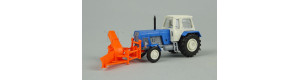 Traktor FORTSCHRITT se sněhovou frézou, TT, Busch 8697