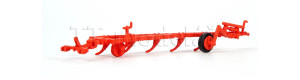 Orací pluh, červený, TT, Busch 8717