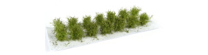 Nízké keře, jemné listí, zelená savana, 14 ks, Polák 9111