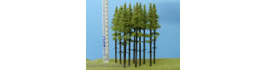 Modřín s kmenem, výška 150 mm (v reálu 18 m), Model Scene MK150