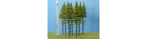 Modřín s kmenem, výška 200 mm (v reálu 24 m), Model Scene MK200