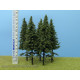 Smrk s krátkým kmenem, výška 150 mm (v reálu 18 m), Model Scene SK152