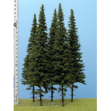 Smrk s krátkým kmenem, výška 250 mm (v reálu 30 m), Model Scene SK252