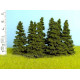 Smrk bez kmene, výška 50 mm (v reálu 6 m), Model Scene SM050