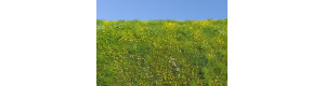 Kvetoucí louka jarní, foliáž, Model Scene F561