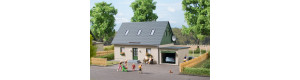 Rodinný dům s garáží, H0, Auhagen 11454