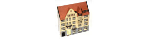 Stavebnice, dům č. 3 v Schillerstrasse, poloreliéf, H0, BubiModel h060201
