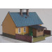 Příměstský domek, č. p. 7, eternit, H0, KB Model 5207ET