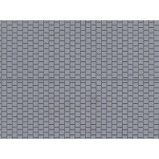 Dlažba na chodník, šedá, 2 kusy, H0/TT, Auhagen 52223