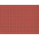 Dekorativní deska, čtvercová dlažba, červená, H0/TT, Auhagen 52422