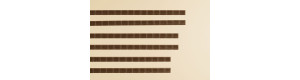 Kamenná římsa, 12 kusů, H0/TT, Auhagen 48656