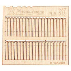 Prkenná ohrada – zdobené okraje, H0, Model Scene PL8-013