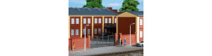 Zděné ohrazení s bránou, H0, Auhagen 41622