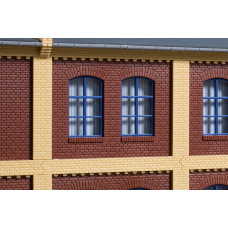 Stěny 2532C, červené, H0, Auhagen 80525