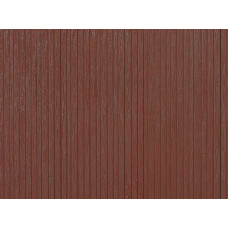 Dekorativní deska, dřevěná stěna, hnědá, H0/TT, Auhagen 52420