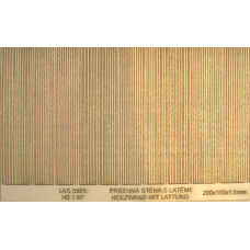 Prkenná stěna laťovaná 3D, TT, KB Model 4925