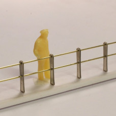 Ozdobné sloupky zábradlí, 11 kusů, TT, Pojezdy 12D010