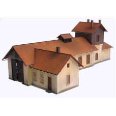 Výtopna ZvKČ CIV/P+VI/H Kácov, bobrovka, TT, KB model 4021BB