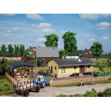 Venkovské skladiště s příslušenstvím, H0, Auhagen 11374