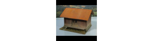 Dřevěné skladiště, stavebnice, H0, Model Scene 98600