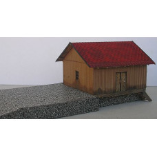 Dřevěný sklad 353/H Čistá, bobrovka, TT, KB model 4005BB