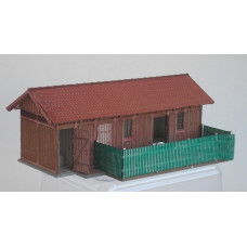 Stavebnice, ZvKČ podružná budova XCII/H, taška, TT, KB model 4062TAS