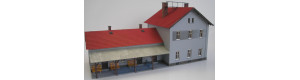 Výpravní budova 253/H JAVORNÍK, bobrovka, H0, KB model 5028BB