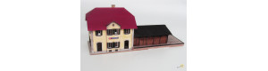 Stavebnice, nádraží Lottstetten, H0, BubiModel h060040