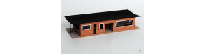 Stavebnice, nádraží Nová Polianka, H0, BubiModel h060054